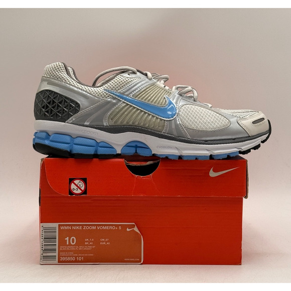 Nike ZOOM VOMERO+ 5 Women's NEW Running Sneakers White US Size 10 - Picture 11 of 11